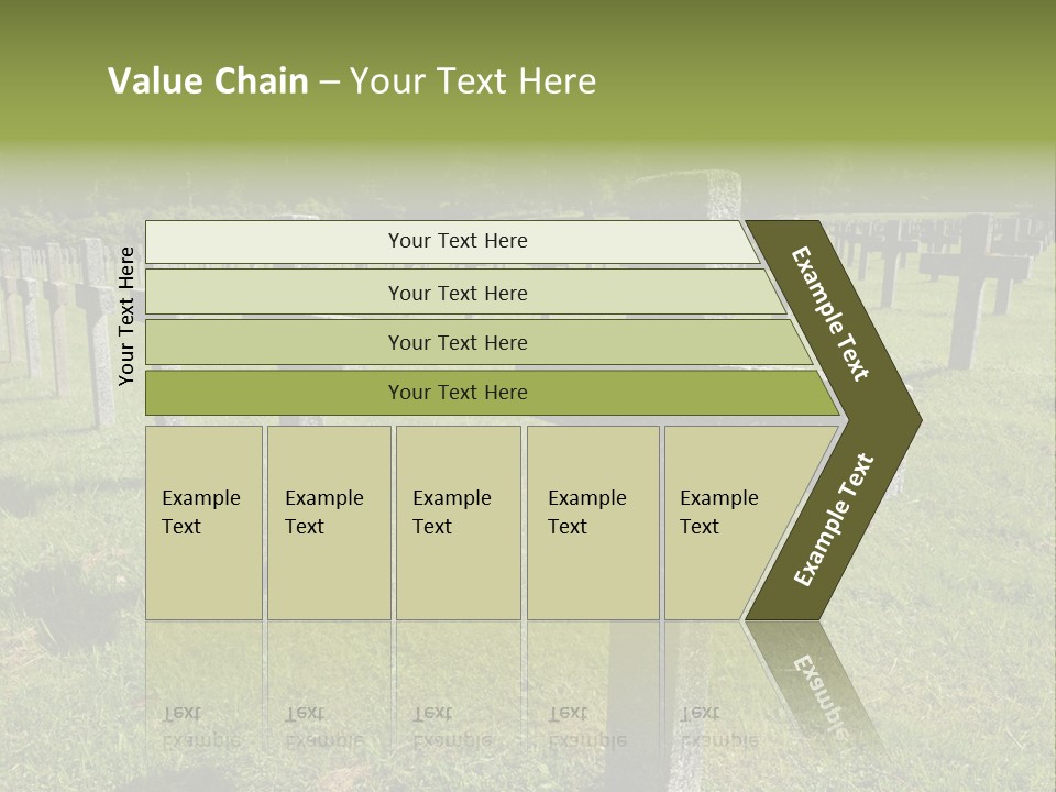 Burial Commemoration Memory PowerPoint Template