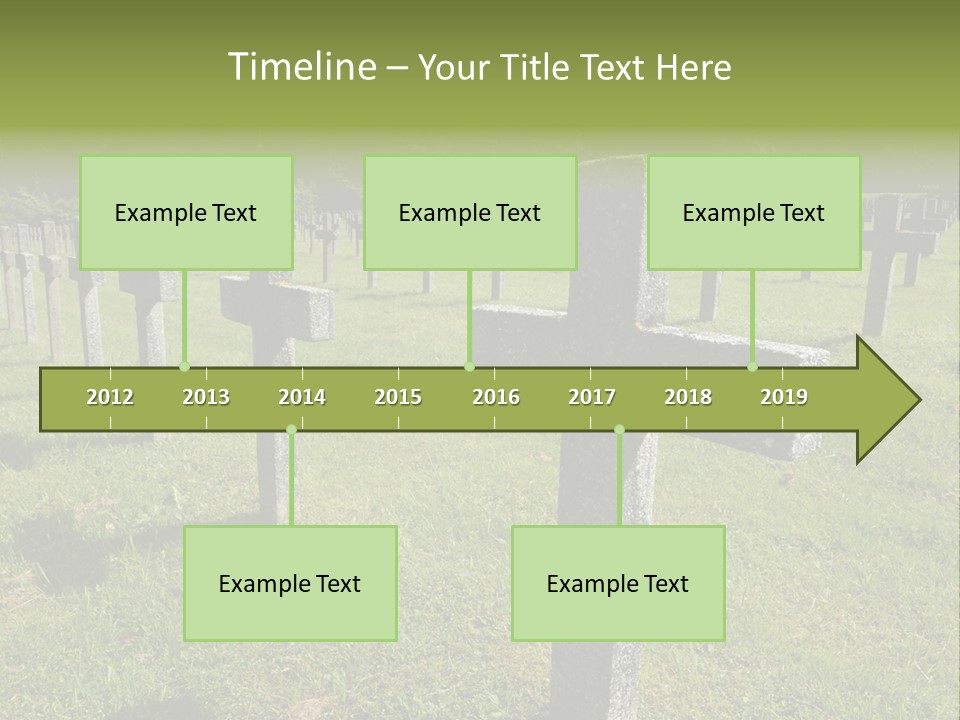 Burial Commemoration Memory PowerPoint Template