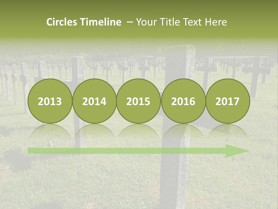 Burial Commemoration Memory PowerPoint Template