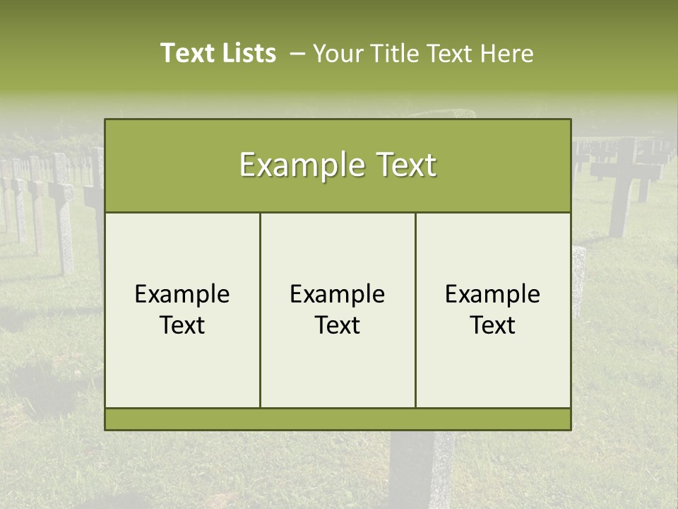 Burial Commemoration Memory PowerPoint Template