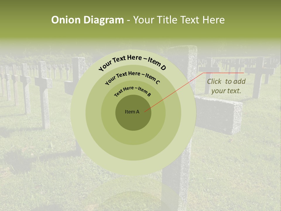 Burial Commemoration Memory PowerPoint Template