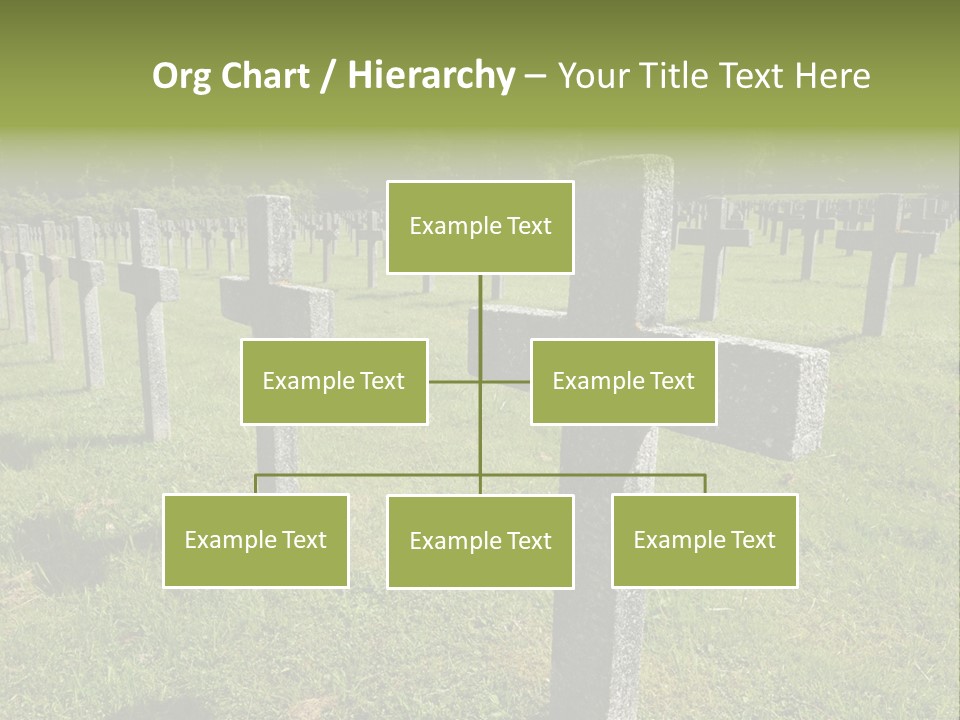 Burial Commemoration Memory PowerPoint Template