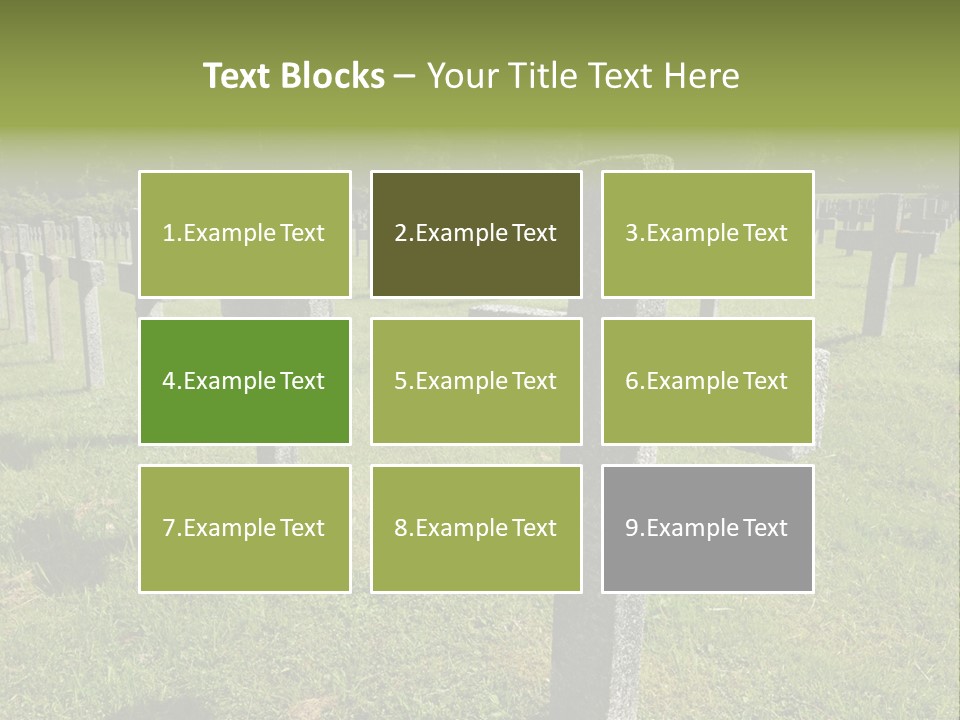 Burial Commemoration Memory PowerPoint Template