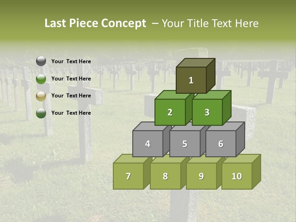 Burial Commemoration Memory PowerPoint Template