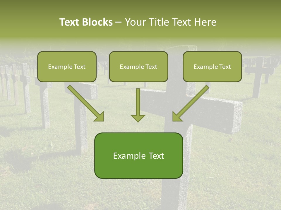 Burial Commemoration Memory PowerPoint Template