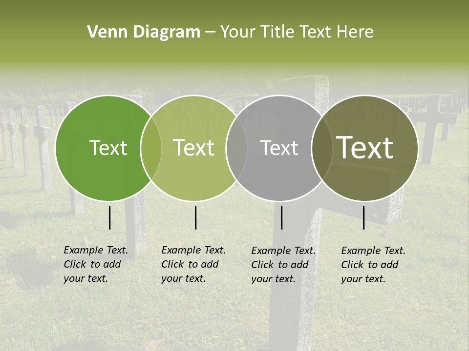 Burial Commemoration Memory PowerPoint Template