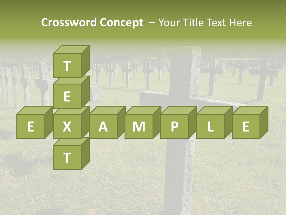 Burial Commemoration Memory PowerPoint Template