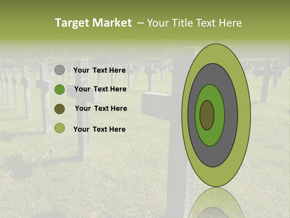 Burial Commemoration Memory PowerPoint Template