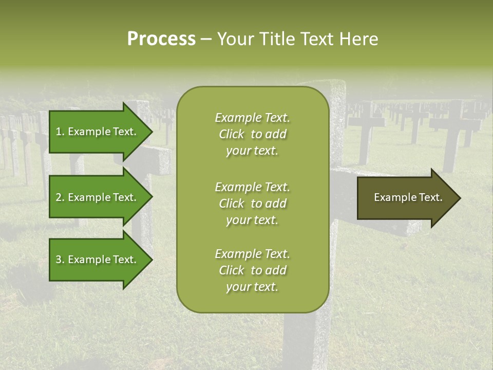 Burial Commemoration Memory PowerPoint Template