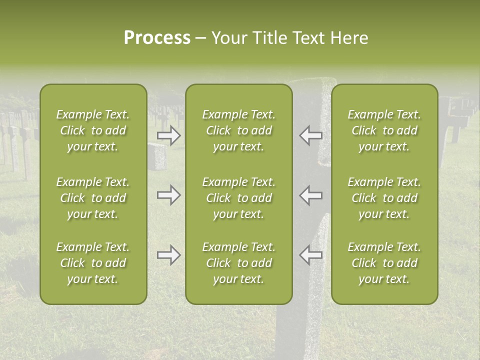 Burial Commemoration Memory PowerPoint Template