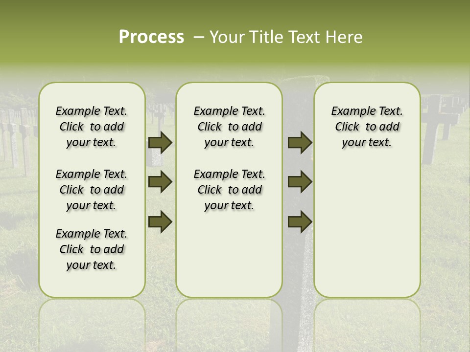 Burial Commemoration Memory PowerPoint Template