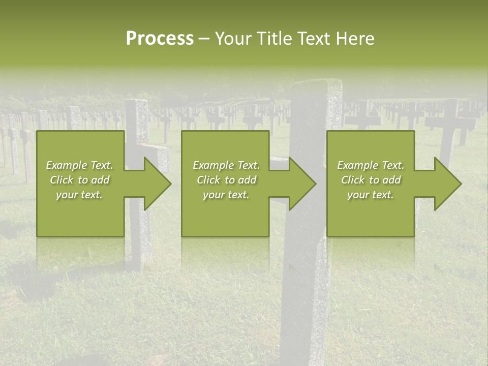 Burial Commemoration Memory PowerPoint Template