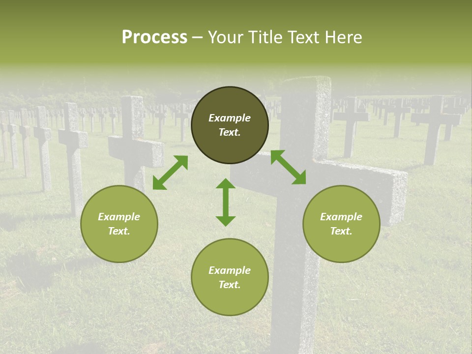 Burial Commemoration Memory PowerPoint Template