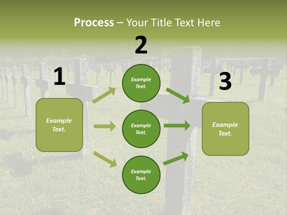 Burial Commemoration Memory PowerPoint Template
