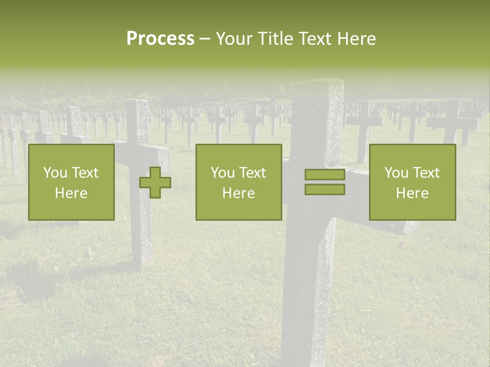 Burial Commemoration Memory PowerPoint Template
