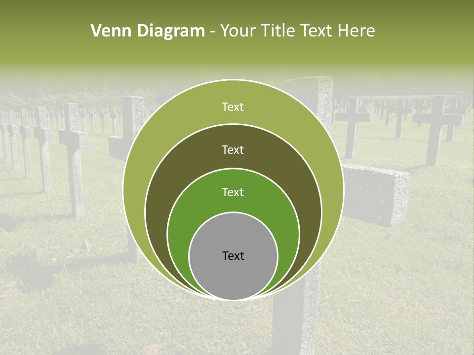 Burial Commemoration Memory PowerPoint Template