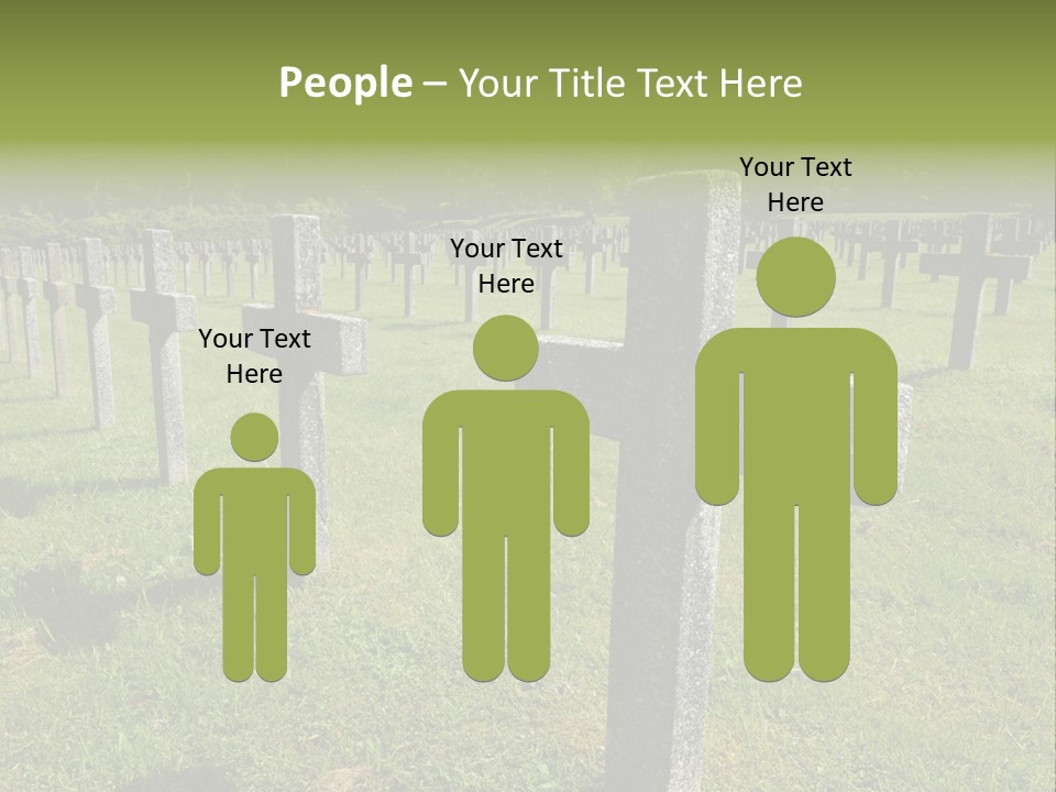 Burial Commemoration Memory PowerPoint Template