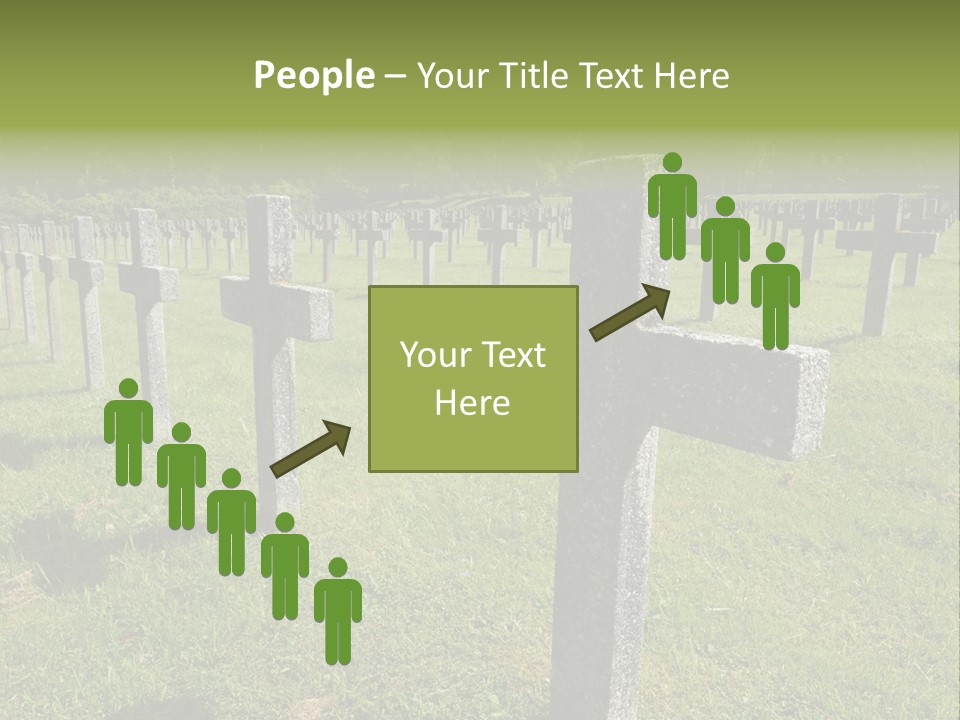 Burial Commemoration Memory PowerPoint Template