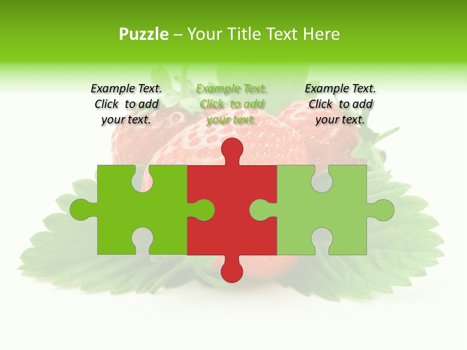 Food Fresh Green PowerPoint Template