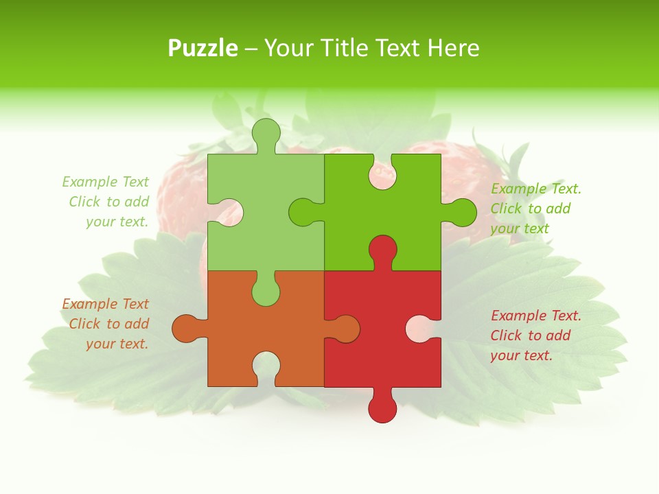 Food Fresh Green PowerPoint Template