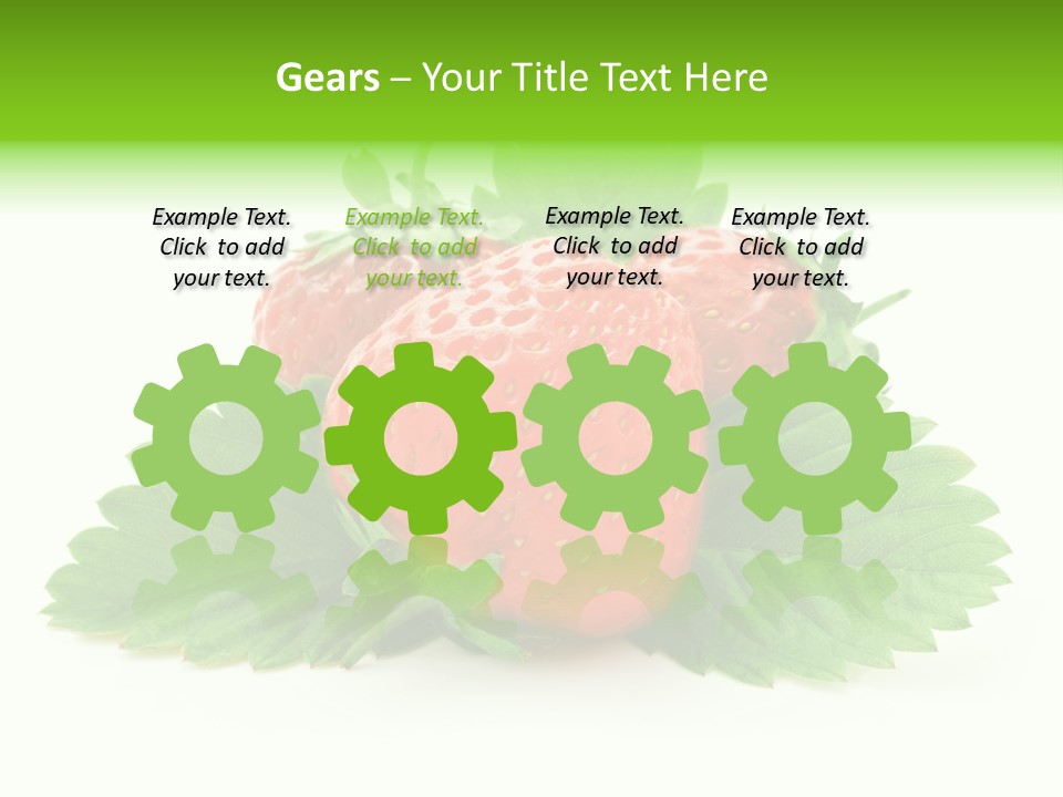 Food Fresh Green PowerPoint Template