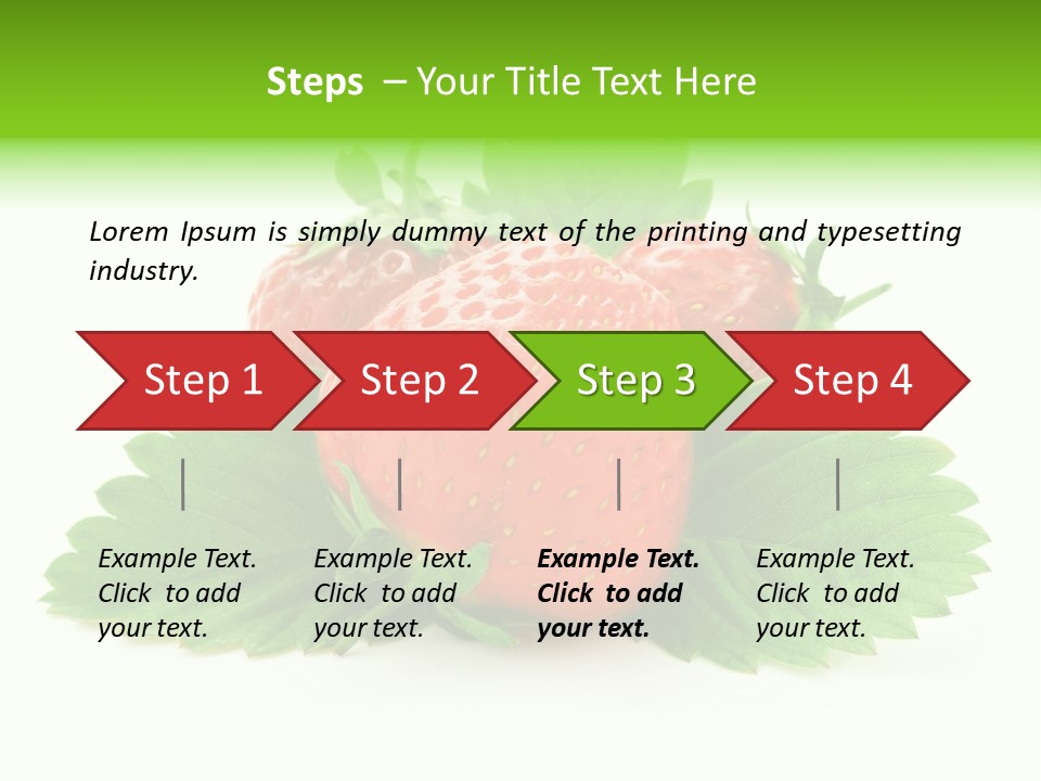 Food Fresh Green PowerPoint Template