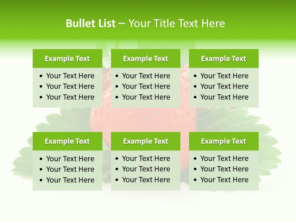 Food Fresh Green PowerPoint Template