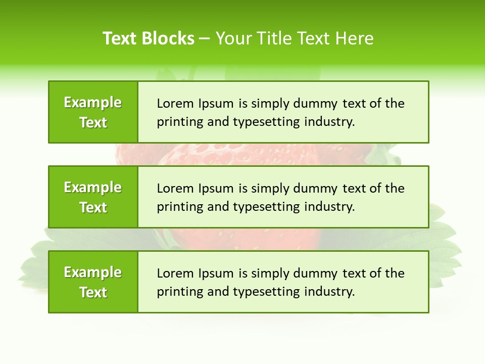 Food Fresh Green PowerPoint Template