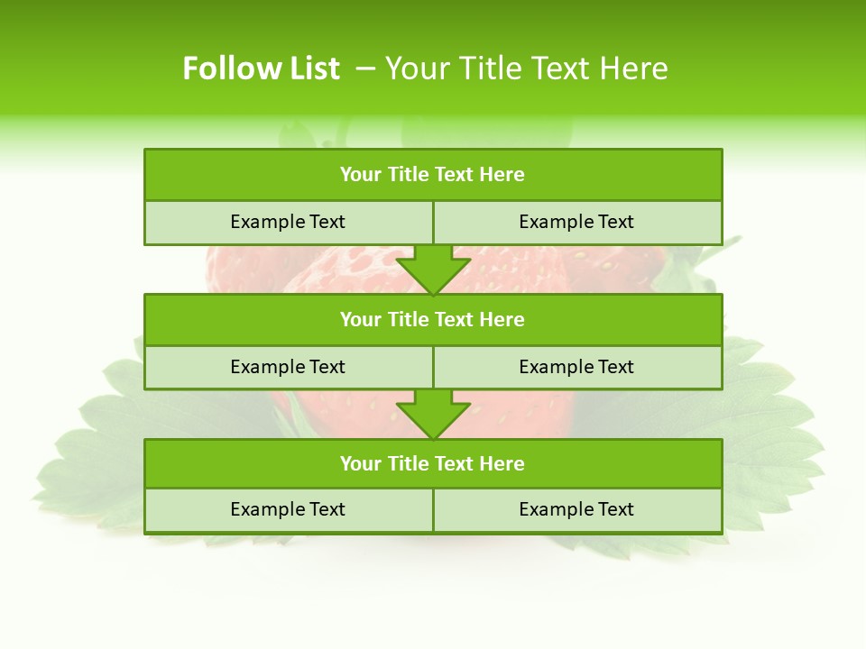 Food Fresh Green PowerPoint Template