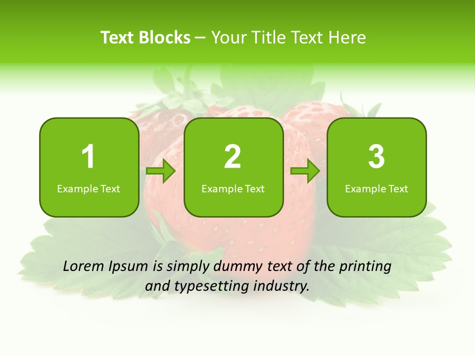 Food Fresh Green PowerPoint Template