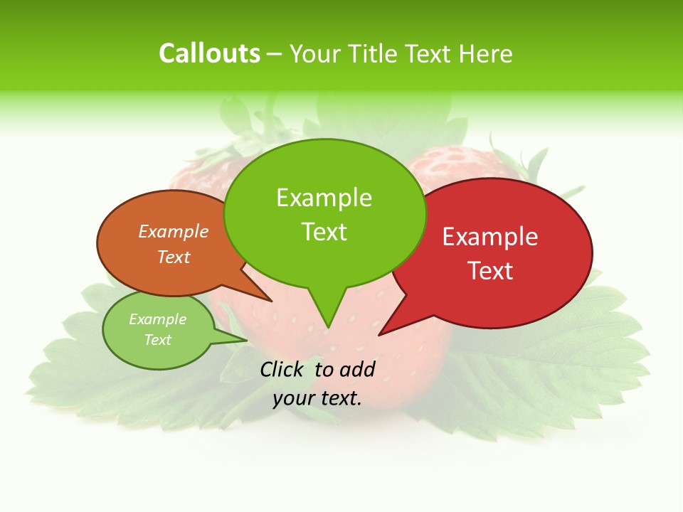 Food Fresh Green PowerPoint Template