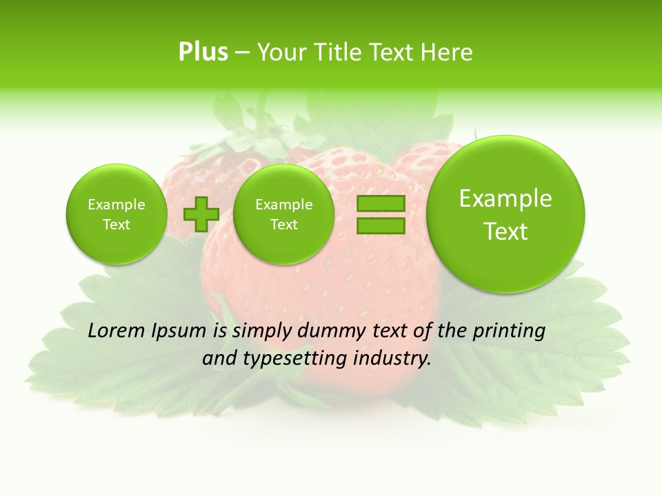Food Fresh Green PowerPoint Template