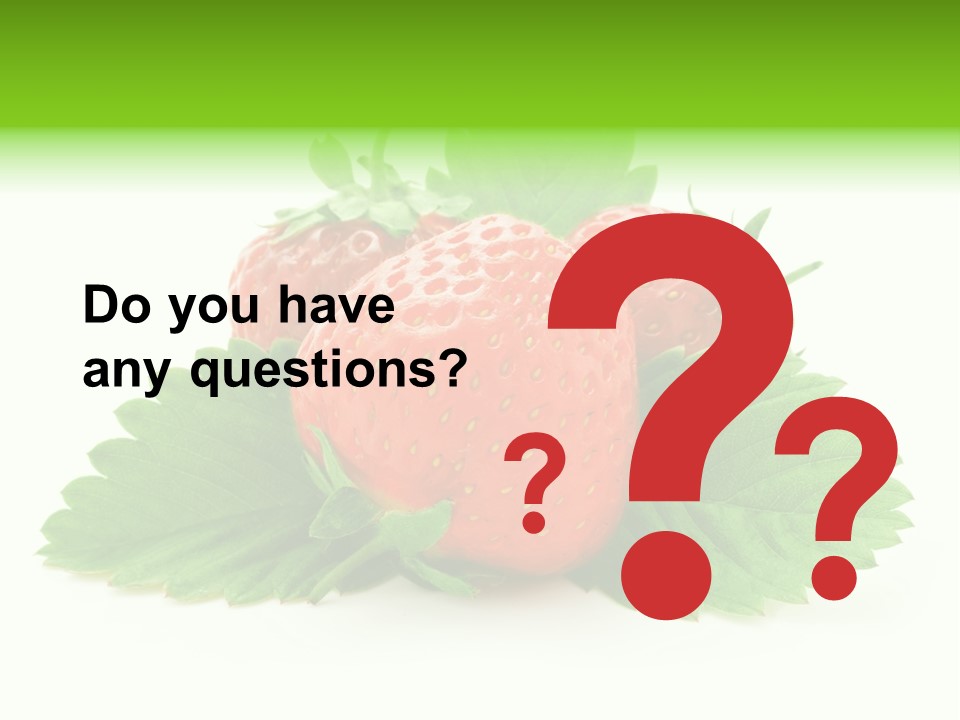 Food Fresh Green PowerPoint Template