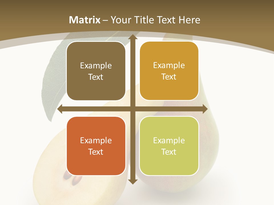 Foodstuff Fruit Fresh PowerPoint Template