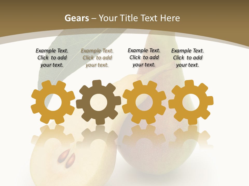 Foodstuff Fruit Fresh PowerPoint Template