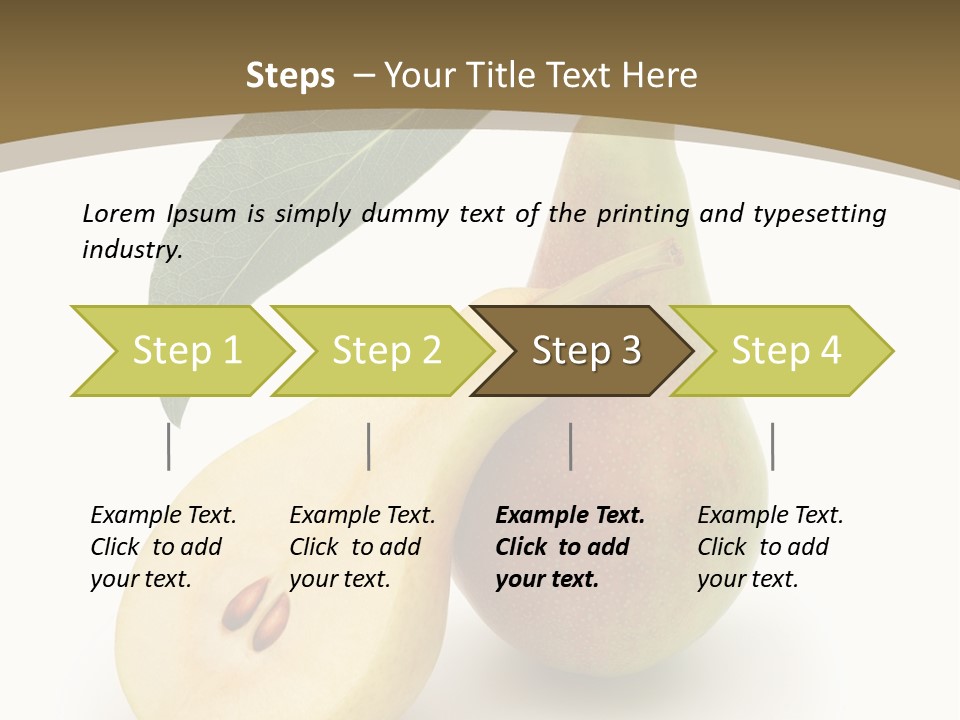 Foodstuff Fruit Fresh PowerPoint Template