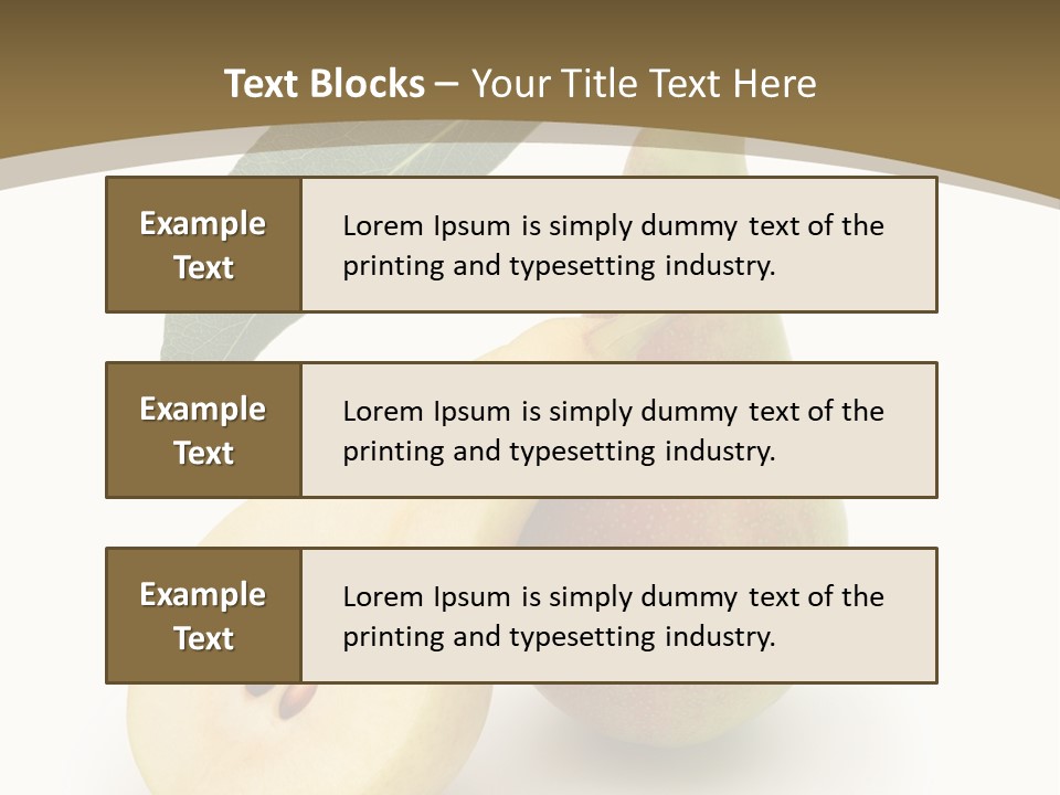 Foodstuff Fruit Fresh PowerPoint Template