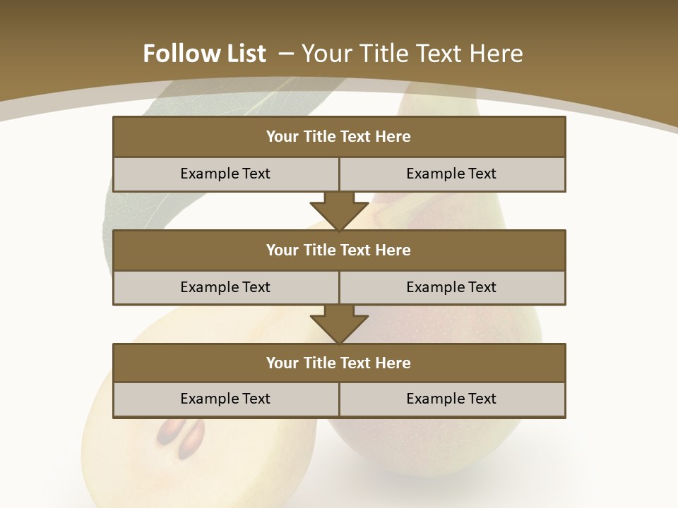 Foodstuff Fruit Fresh PowerPoint Template