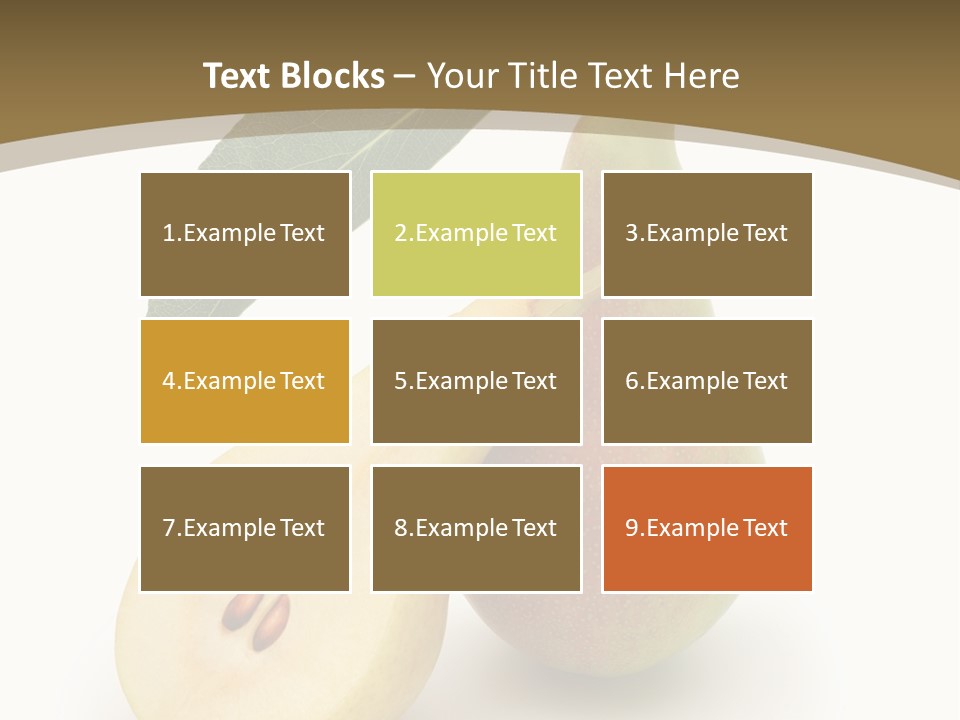 Foodstuff Fruit Fresh PowerPoint Template