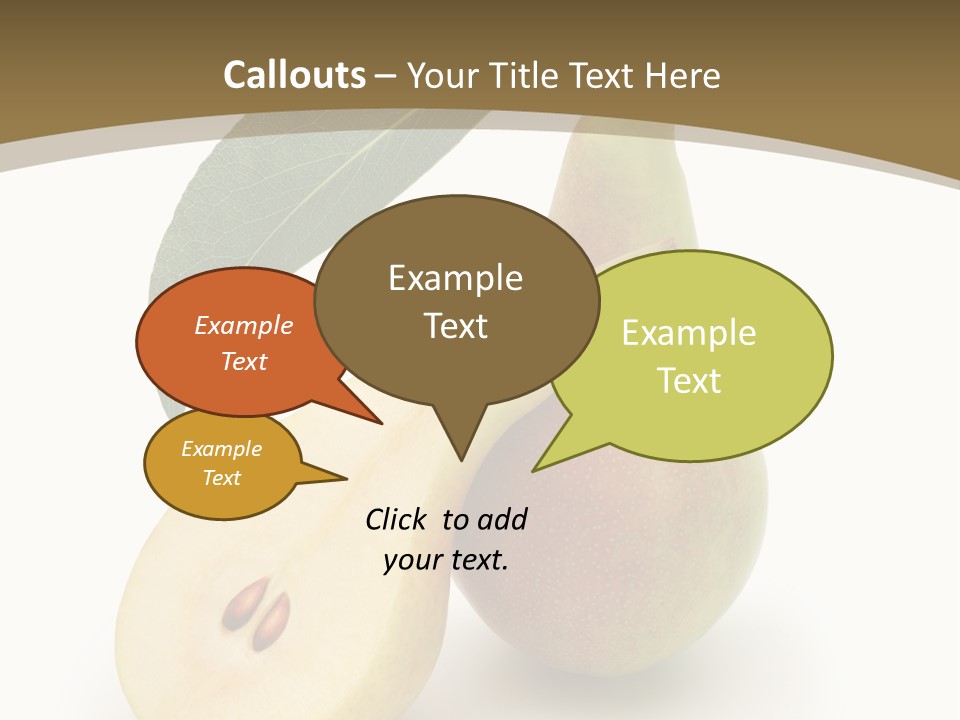 Foodstuff Fruit Fresh PowerPoint Template