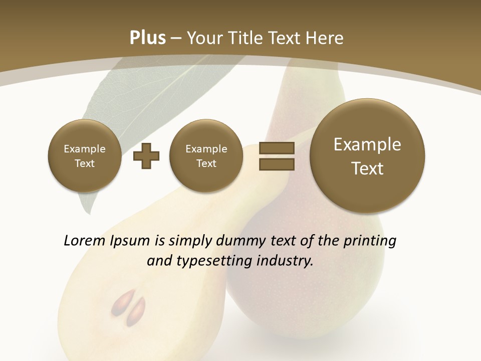 Foodstuff Fruit Fresh PowerPoint Template