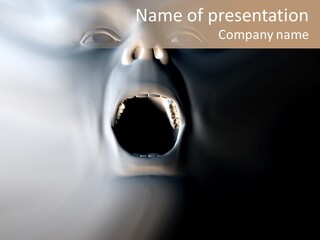 Monstrous Concept Abstract PowerPoint Template