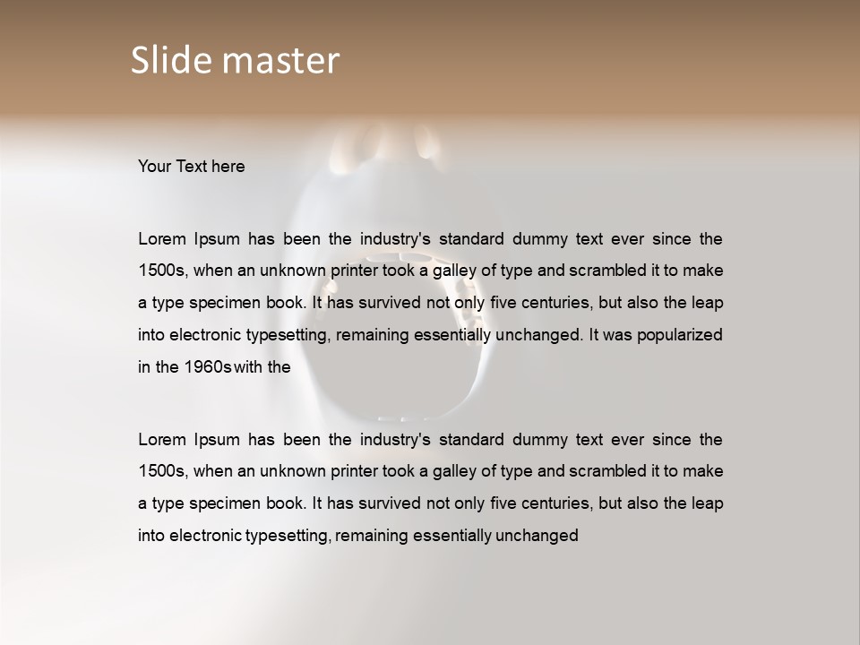 Monstrous Concept Abstract PowerPoint Template