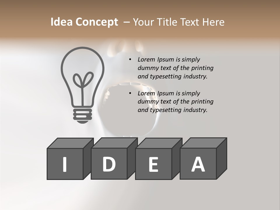 Monstrous Concept Abstract PowerPoint Template