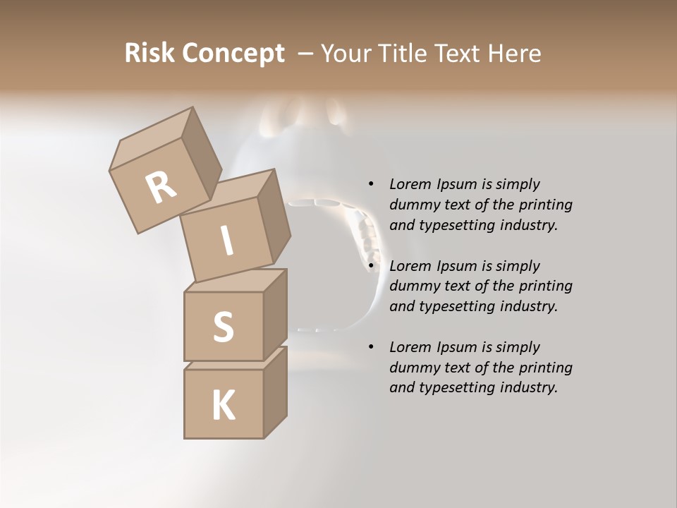 Monstrous Concept Abstract PowerPoint Template