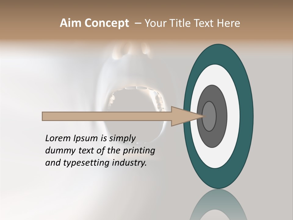 Monstrous Concept Abstract PowerPoint Template