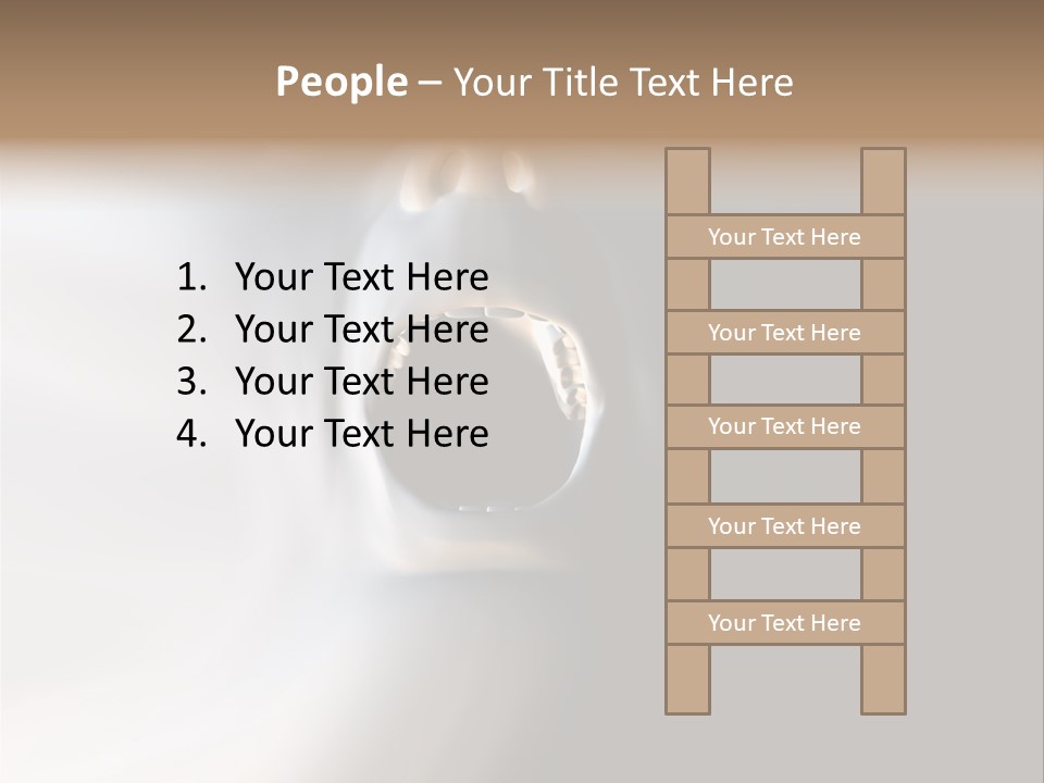 Monstrous Concept Abstract PowerPoint Template