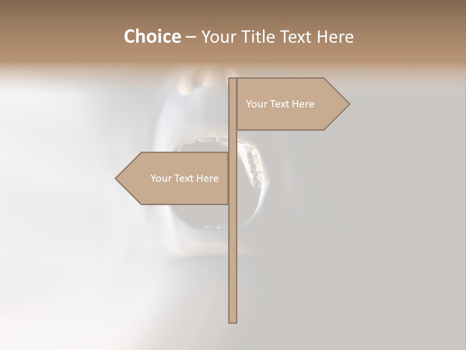Monstrous Concept Abstract PowerPoint Template