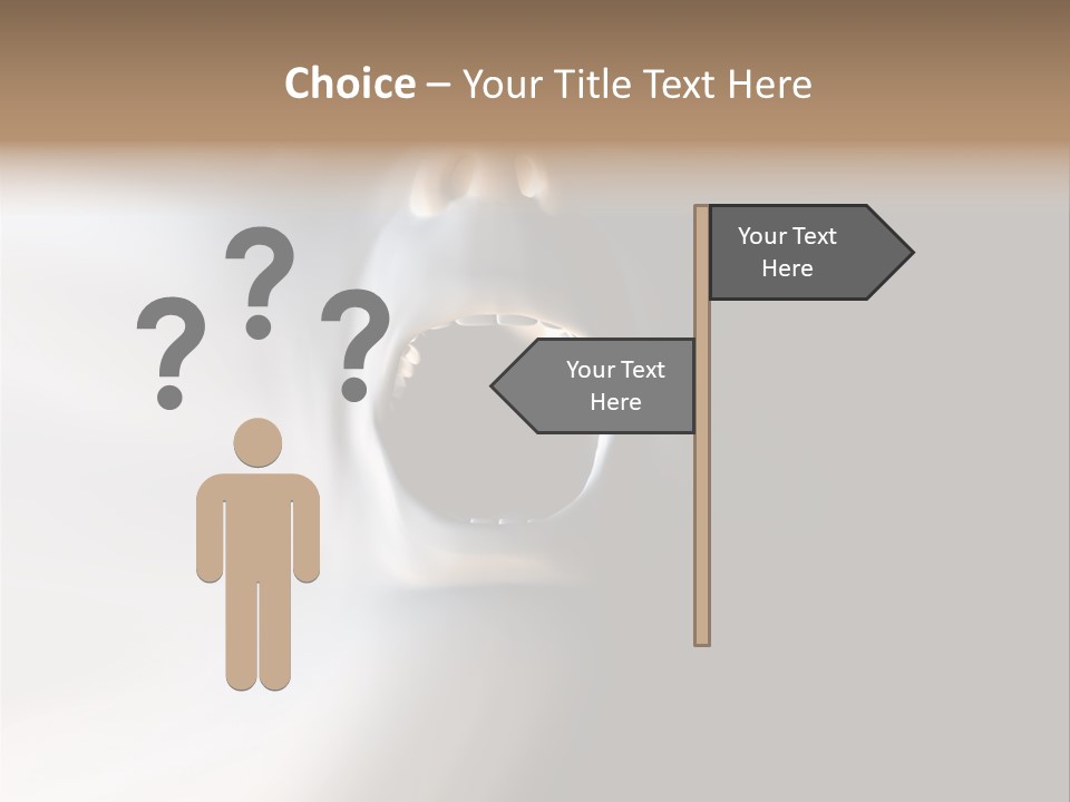 Monstrous Concept Abstract PowerPoint Template