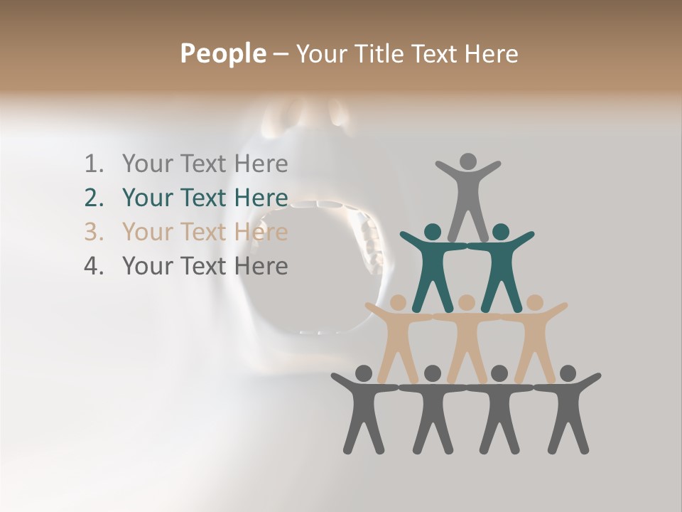 Monstrous Concept Abstract PowerPoint Template